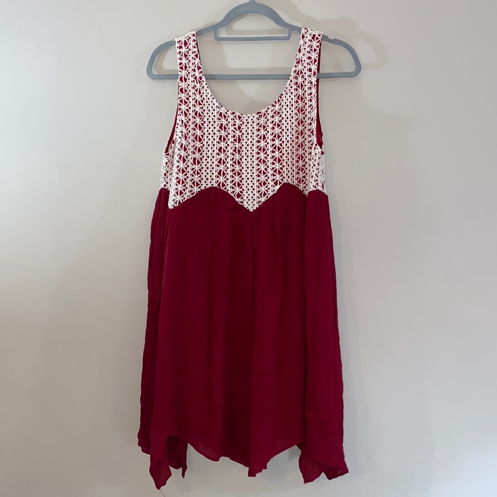 NEW Knit detailed Crimson Dress, Size L, tag still on